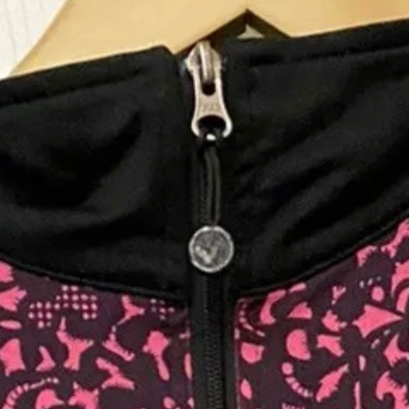 Lime Apple pink sports jacket size 10/12 Guc - Picture 5 of 5